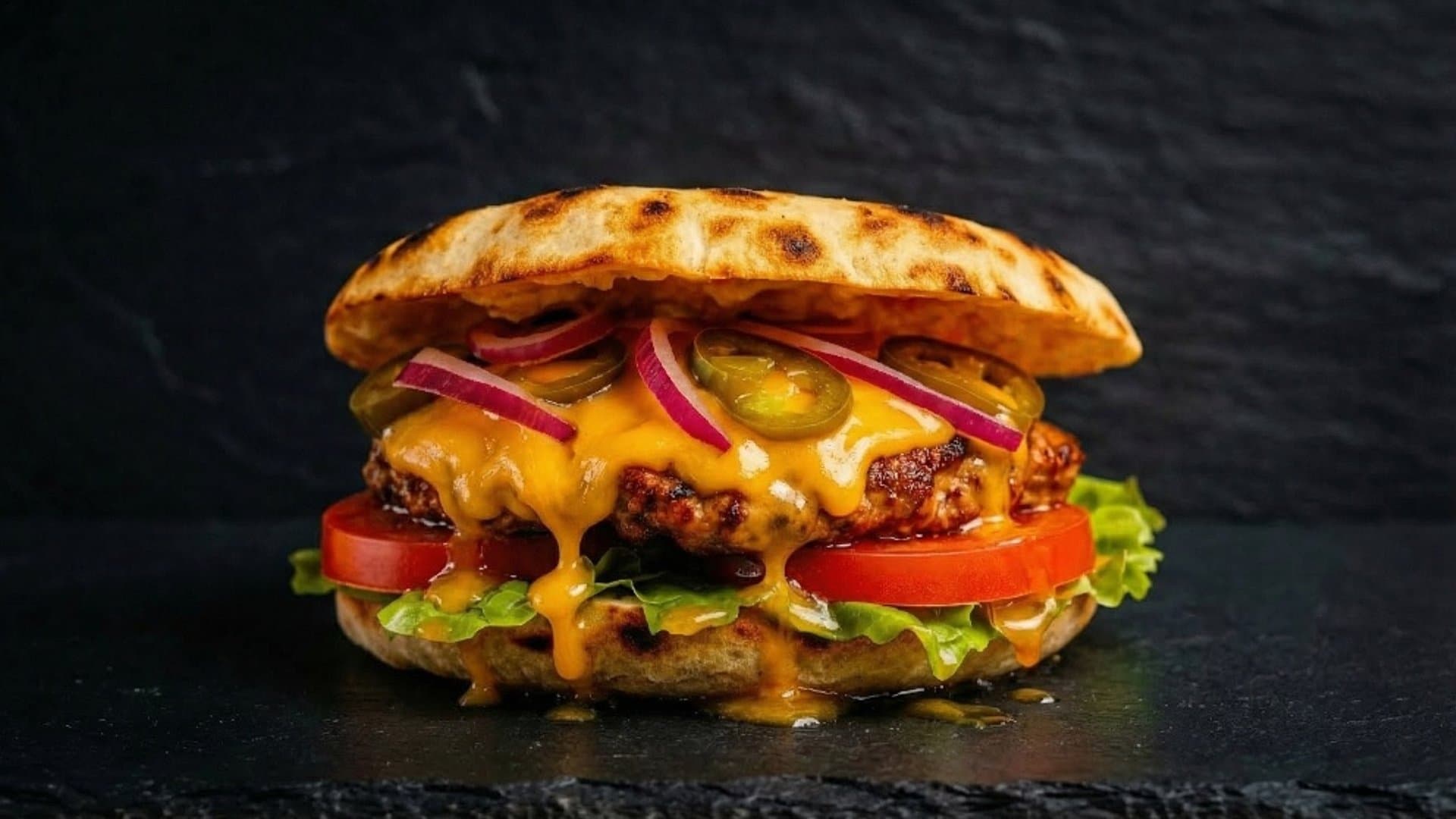 Pita burger